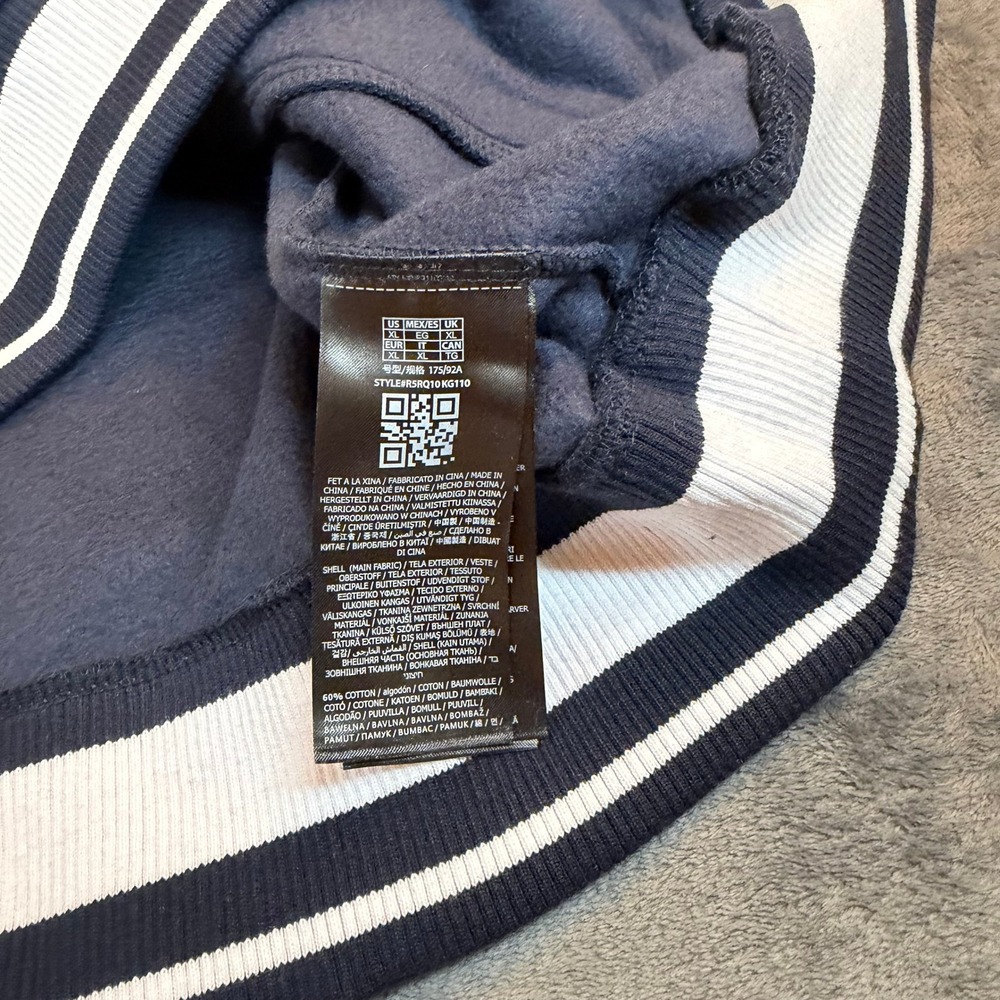 Guess Varsity Patchwork Button Down French Terry … - image 6